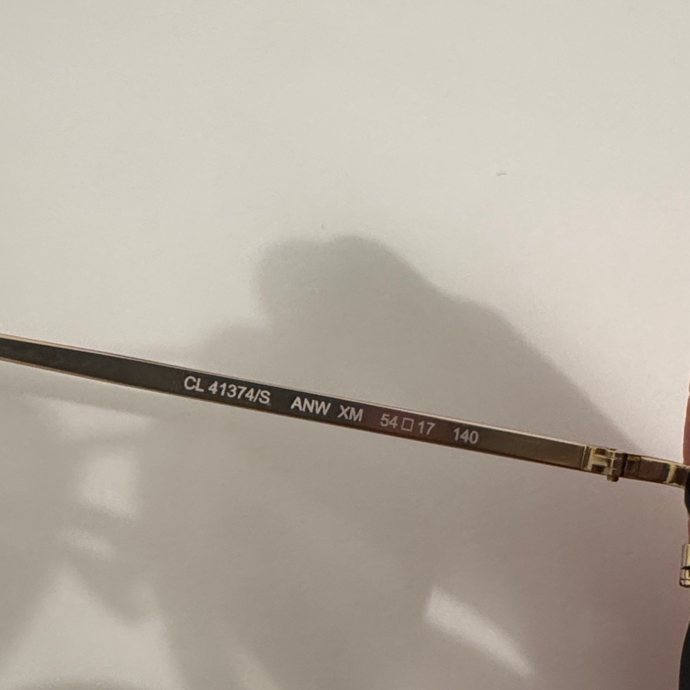 Celine Black and Gold Aviator Sunglasses—CL41374/S - Picture 3 of 6